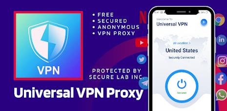 Universal VPN | VPN Fast Proxy 스크린샷 1