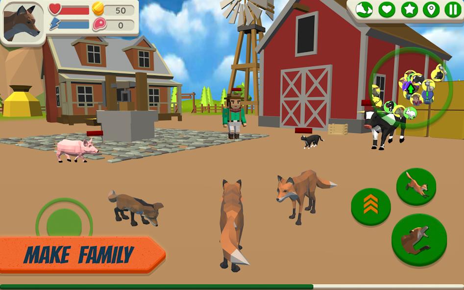 Fox Family - Animal Simulator Mod應用截圖第2張