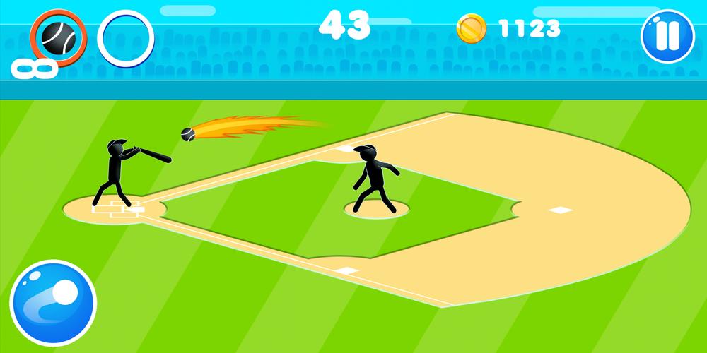 Stickman Baseball應用截圖第1張