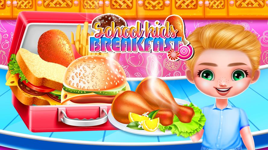 School Toddlers Breakfast Food应用截图第4张