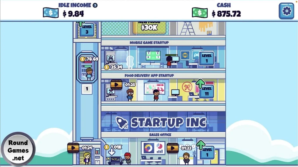 Idle Startup Tycoon应用截图第4张