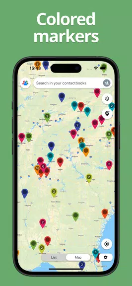 Contact on Map應用截圖第4張