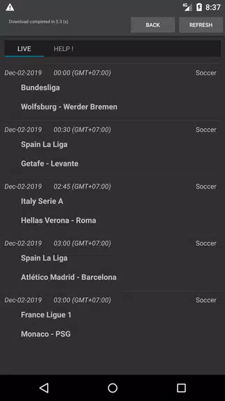 Sport Schedule應用截圖第1張