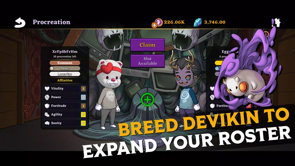 Devikins: RPG/ NFT/Crypto Game Capture d’écran 3