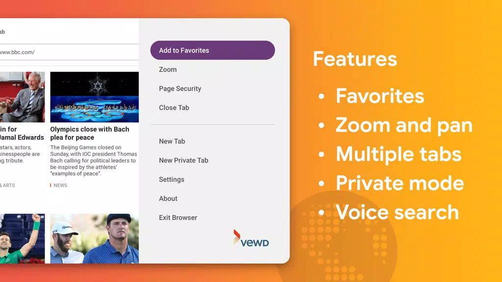 Internet Browser for Sony TV應用截圖第2張
