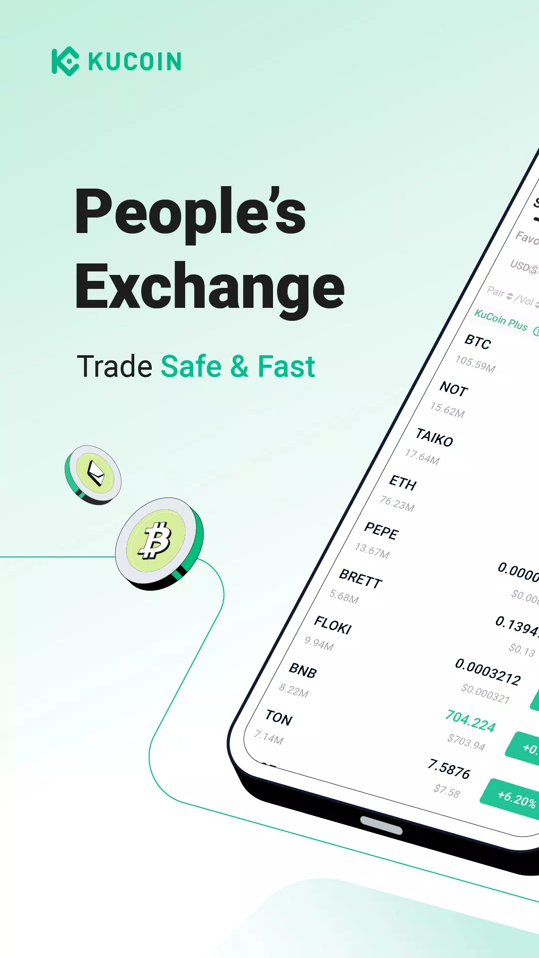 KuCoin-बिटकॉइन क्रिप्टो खरीदें स्क्रीनशॉट 1