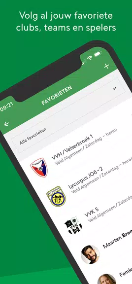 Voetbal.nl स्क्रीनशॉट 1