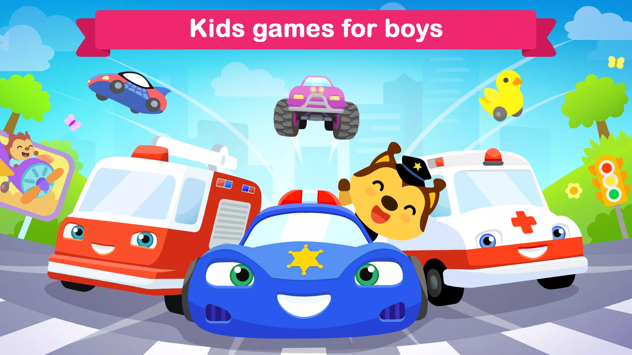 Auto rennen spiele für kinder Screenshot 1