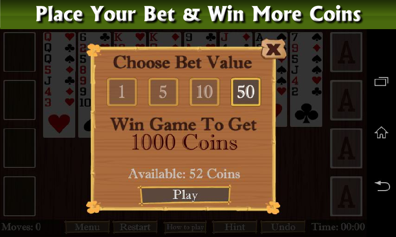 Freecell Patience Solitaire Captura de pantalla 2