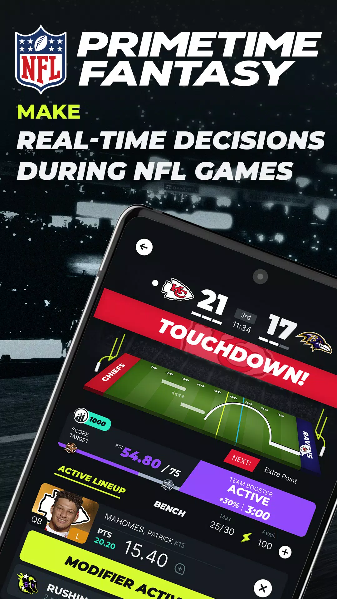 NFL Primetime Fantasy應用截圖第1張