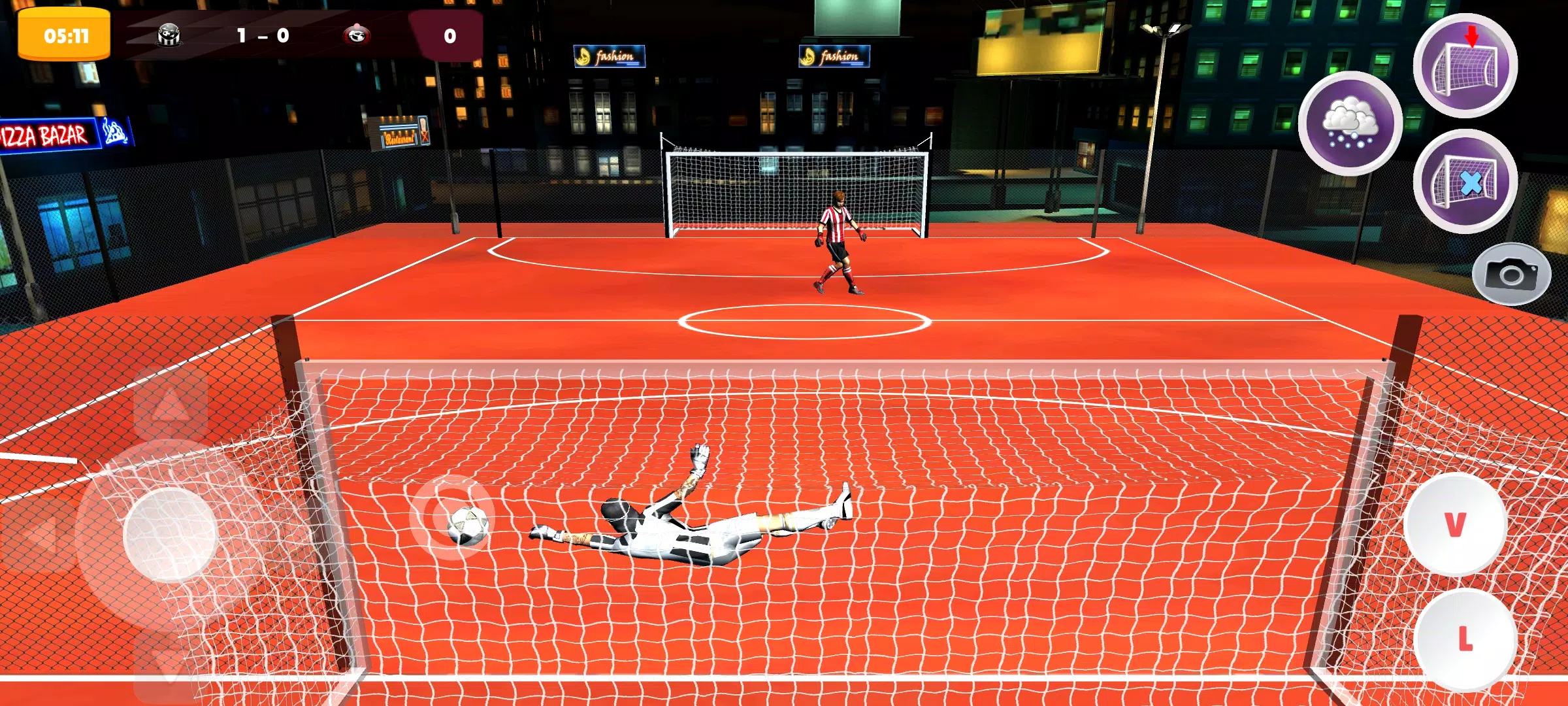 Goalie Wars Football Street Capture d’écran 1