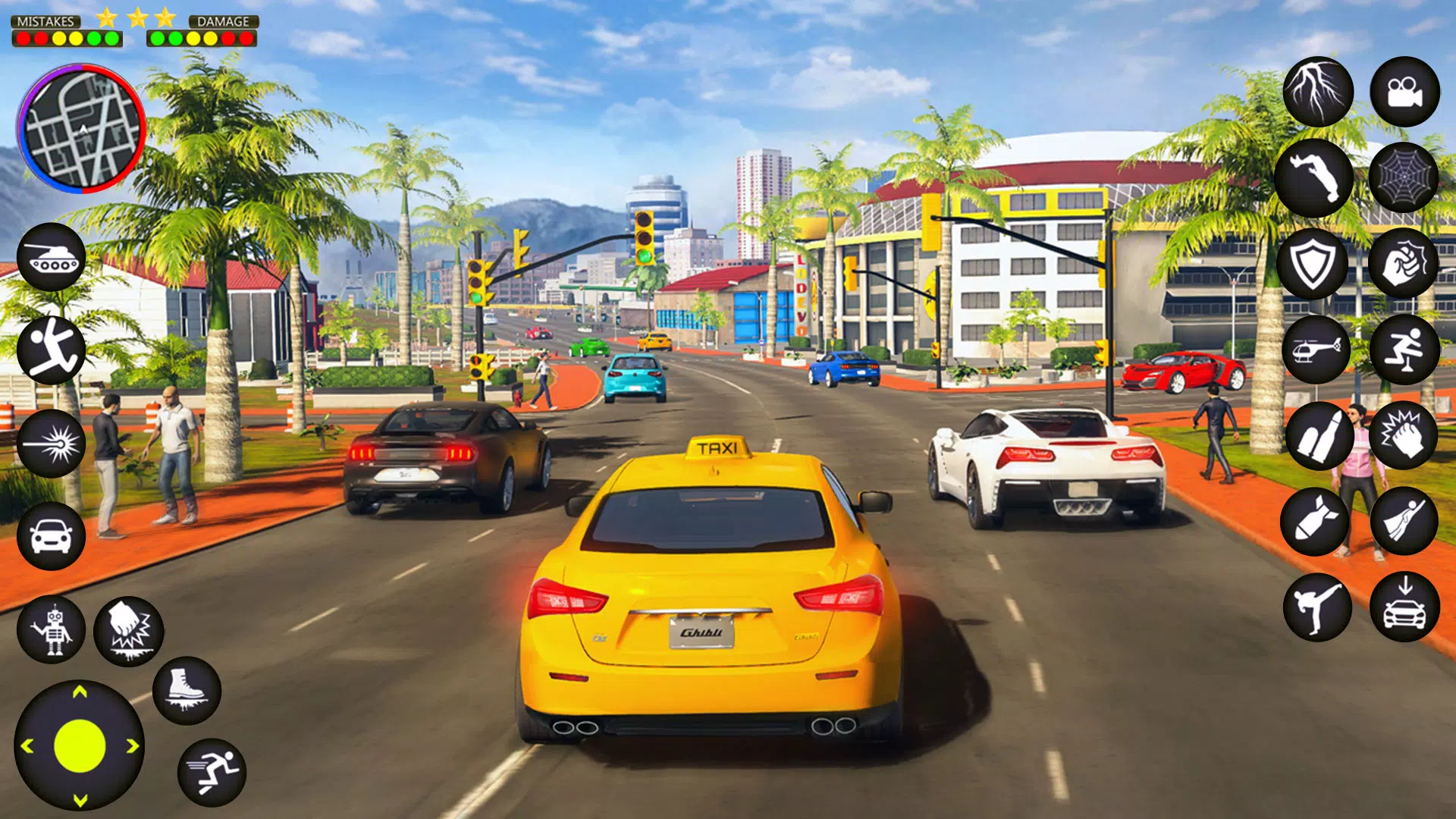 Taxi Driving: 3D Crazy Parking Скриншот 4