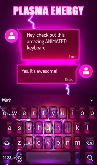 Plasma Keyboard & Wallpaper應用截圖第3張