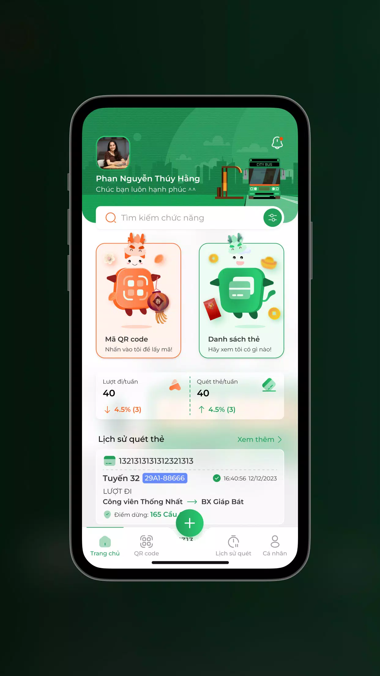 Thẻ Vé Giao Thông HN Captura de pantalla 2