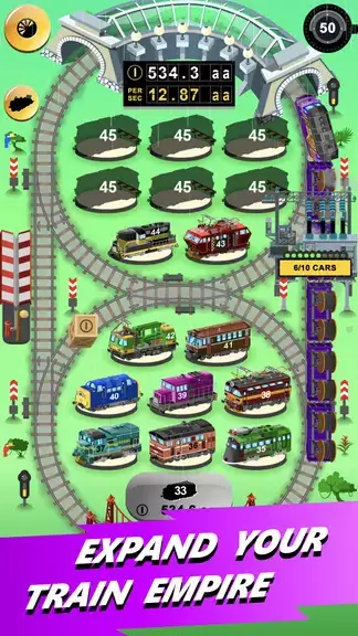 Train Merger Idle Train Tycoon应用截图第3张