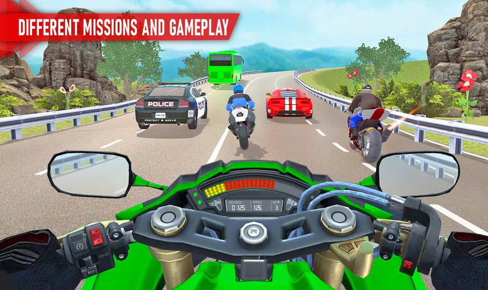 Motorcycle Racing - Bike Rider Captura de pantalla 3