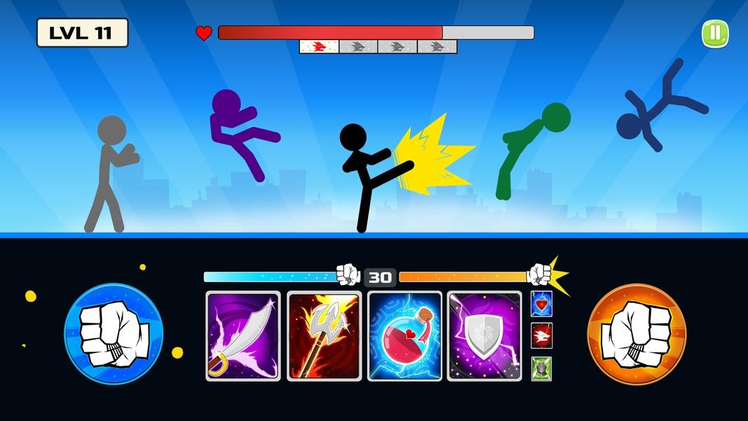 Stickman Fighter Mega Brawl Capture d'écran 1