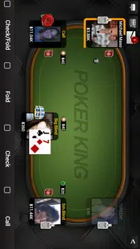 Texas Holdem Poker-Poker KinG 스크린샷 1