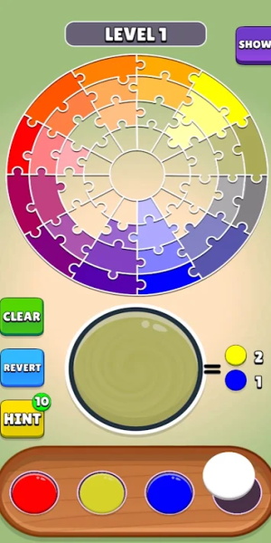 Color Merge Puzzle スクリーンショット 1