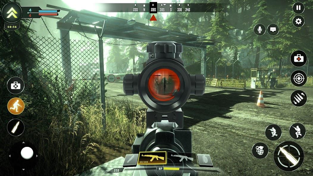 Sniper Game: Shooting Gun Game Mod Captura de pantalla 4