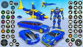 US Shark Robot Transform Games スクリーンショット 1