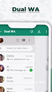 Dual Chat - 2Space WA Web Captura de tela 4