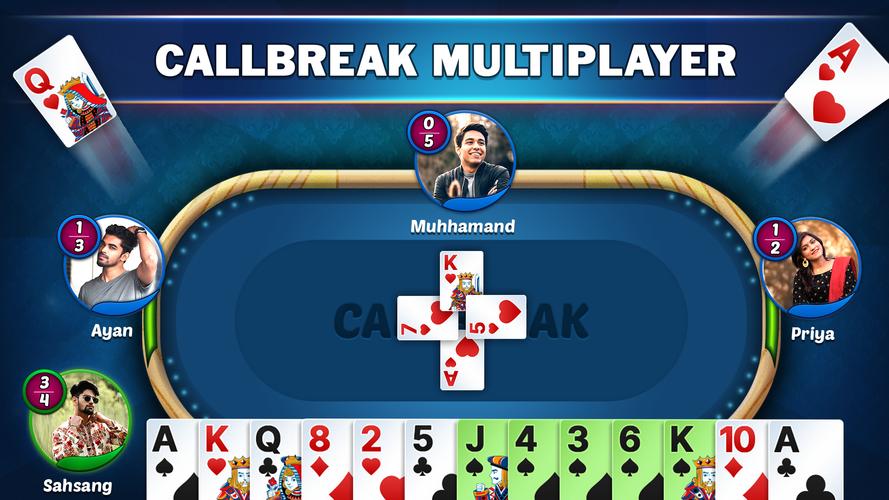 Callbreak Star - Card Game Capture d’écran 1