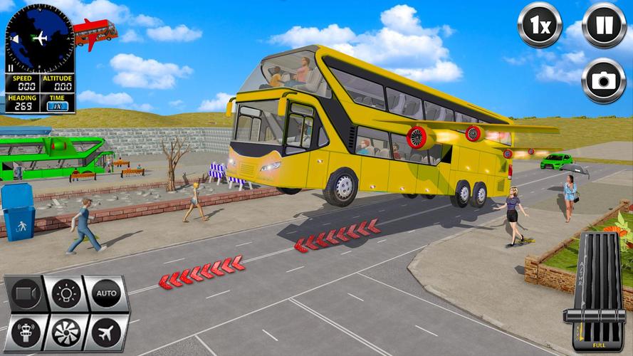 Flying Bus Simulator Bus Games Screenshot 2