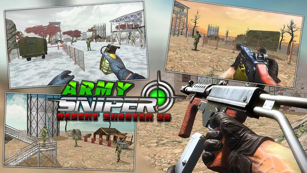 Army Sniper Desert 3D Shooter 2019应用截图第3张
