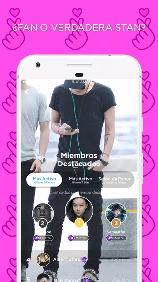 K-Pop Amino en Español Captura de pantalla 4