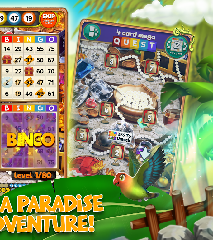 Bingo Treasure Quest - Paradise Island Riches Screenshot 2