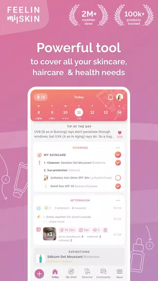 FeelinMySkin: Skincare Routine應用截圖第1張