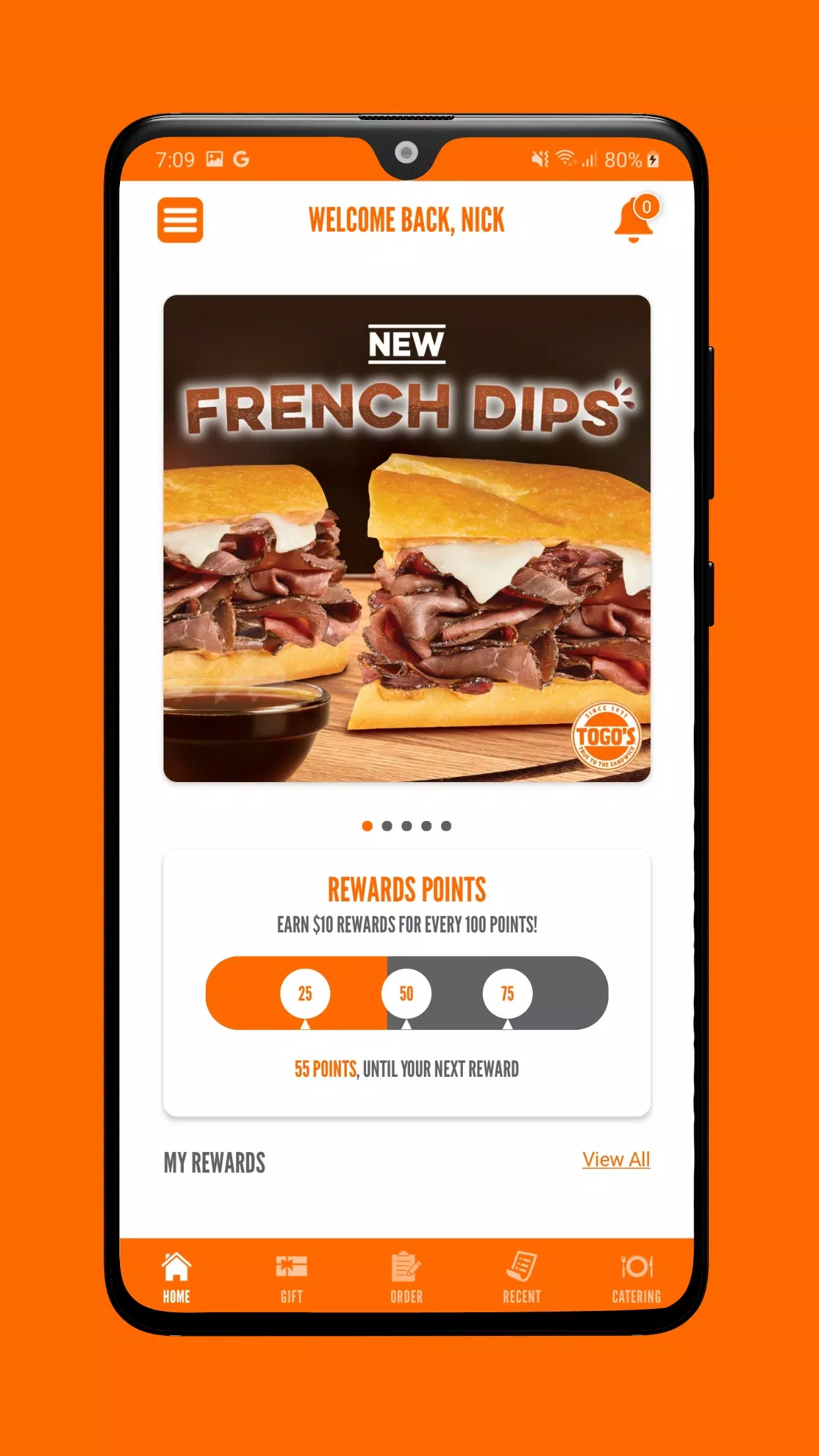 TOGO's Sandwiches應用截圖第2張