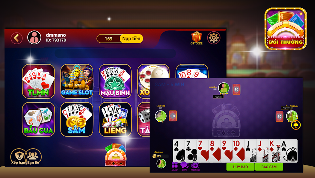 BemClub game danh bai doi thuong スクリーンショット 1
