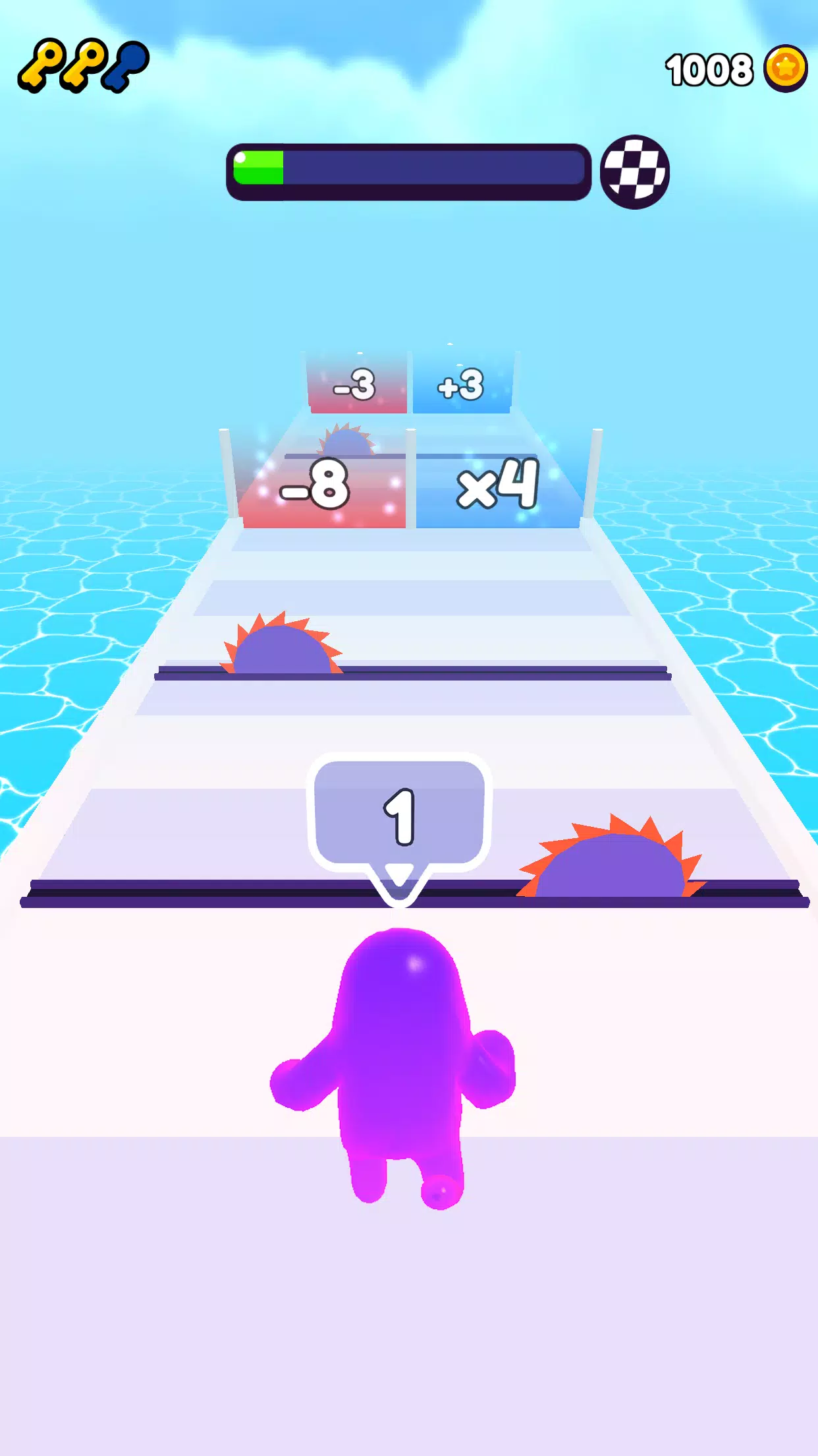 Join Blob Clash 3D: 赛跑游戏应用截图第1张