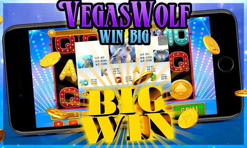 Vegas Wolf - Win Big Lucky Winter Slots Capture d’écran 3