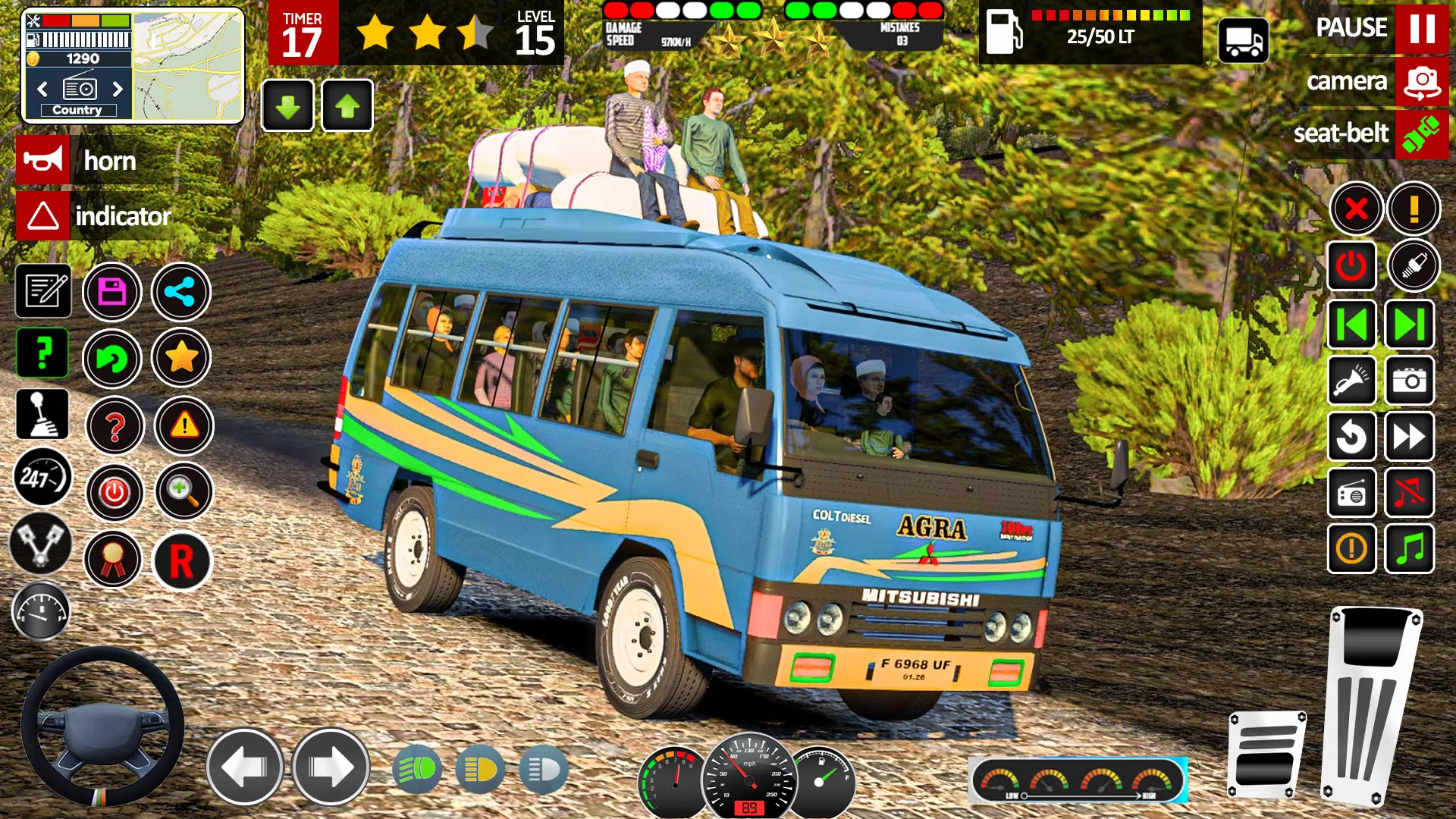 Real Mini Coach: Bus Game 3D Screenshot 2