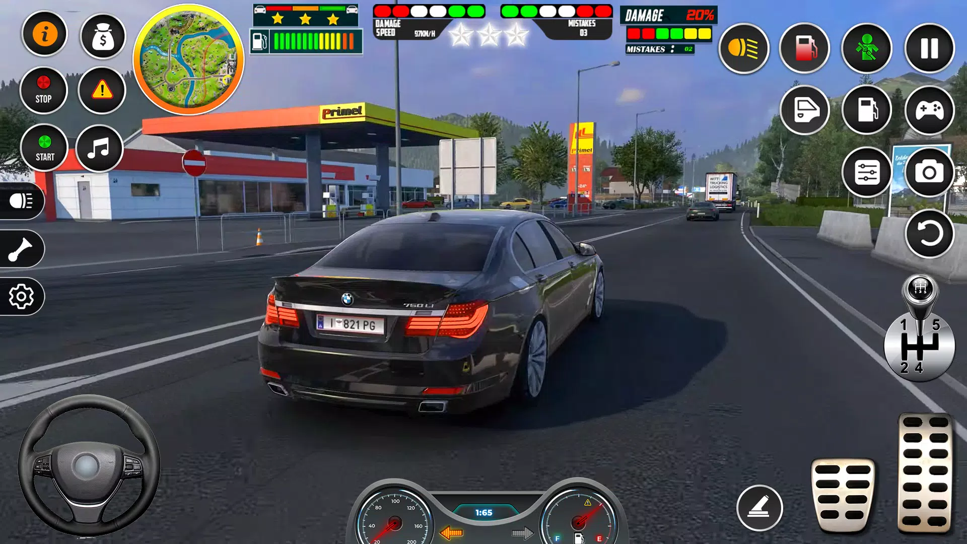 Classic Car Drive Parking Game Скриншот 4