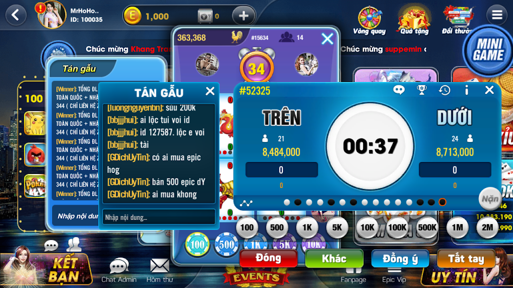 Epic JackPot: Đại gia Game bai Club स्क्रीनशॉट 4