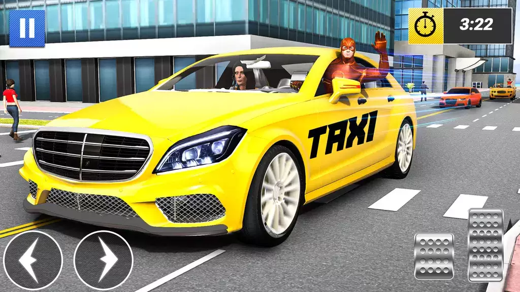 Superhero Car Games Taxi Games スクリーンショット 1
