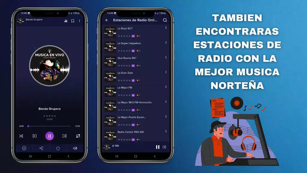 Música Norteña Mexicana应用截图第4张