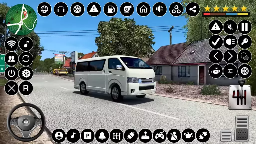 Van Simulator Dubai Car Games Captura de pantalla 4