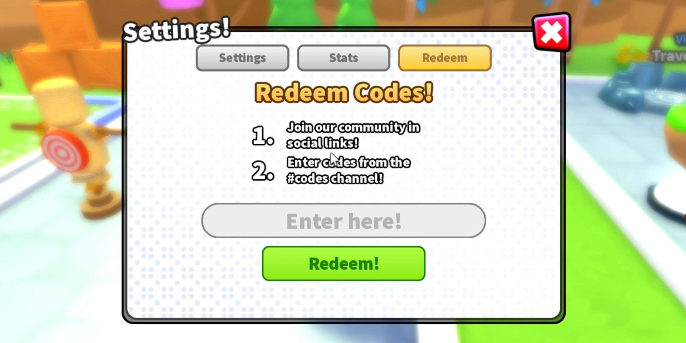 Image: Redemption interface
