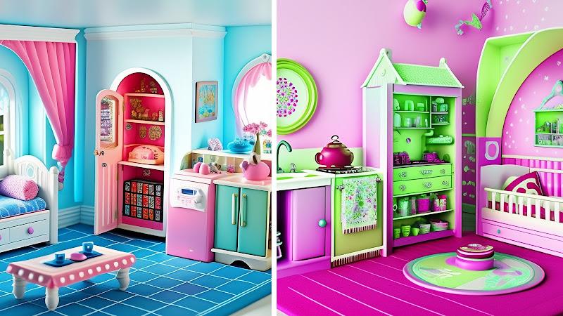 Doll House Design Doll Games Скриншот 2