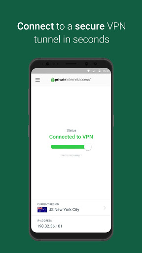 Private Internet Access VPN 앱 스크린샷 1