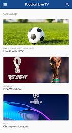 Live Football TV Sports Stream स्क्रीनशॉट 1