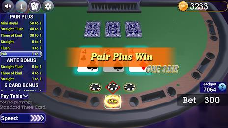 Three Card Poker Texas Holdem Screenshot 4