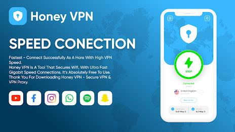 Honey VPN - Fast & Secure Скриншот 2