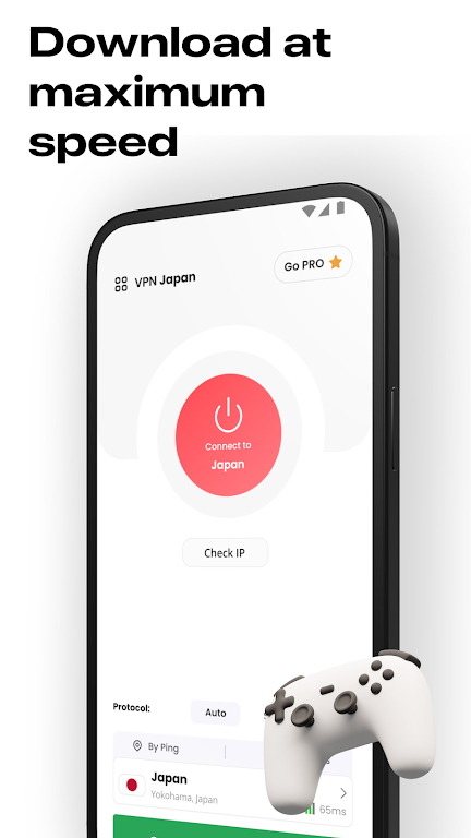 VPN Japan - get Japanese IP Screenshot 1