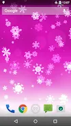 雪の花ライブ壁紙 スクリーンショット 3